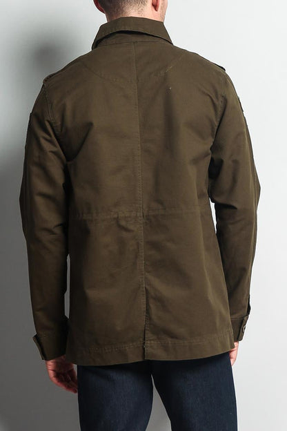 Patched Army Jacket
