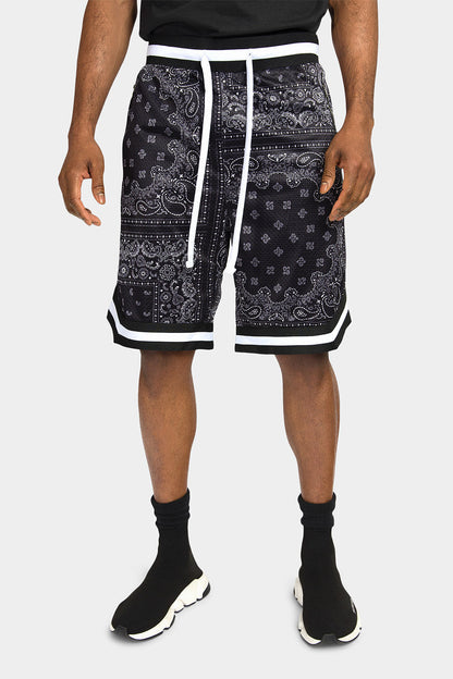 Pro Bandana Paisley Basketball Shorts