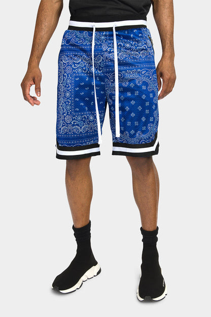 Pro Bandana Paisley Basketball Shorts