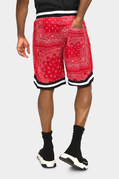 Pro Bandana Paisley Basketball Shorts