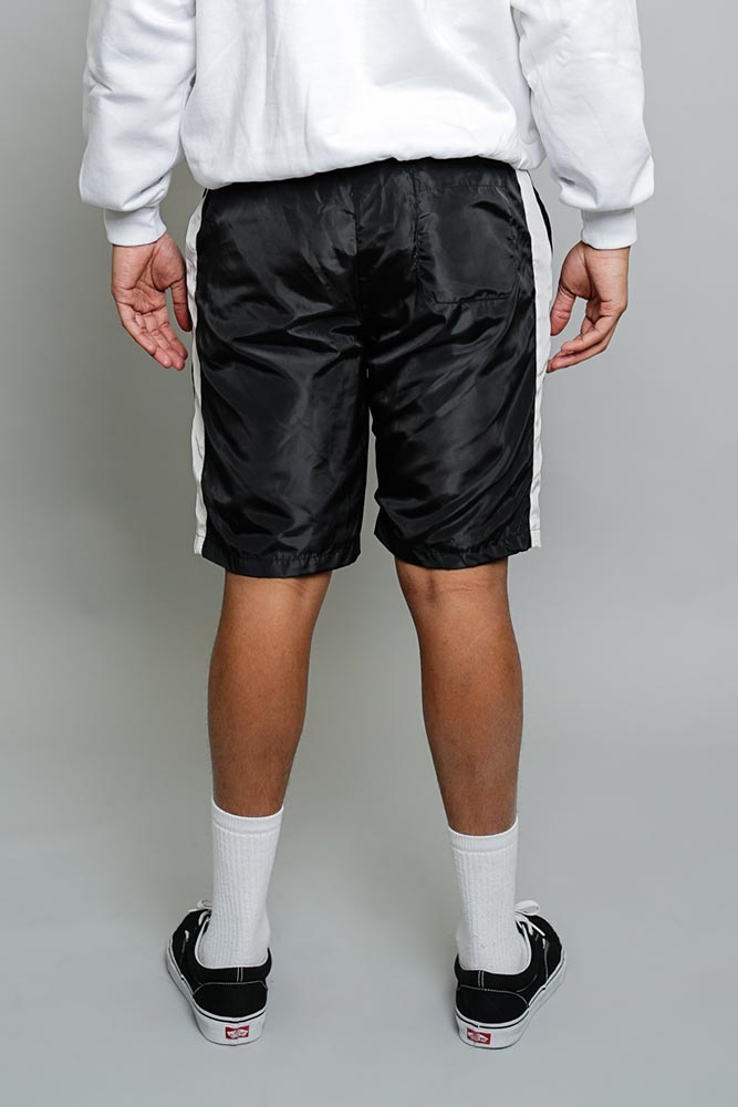 Side Striped Windbreaker Shorts