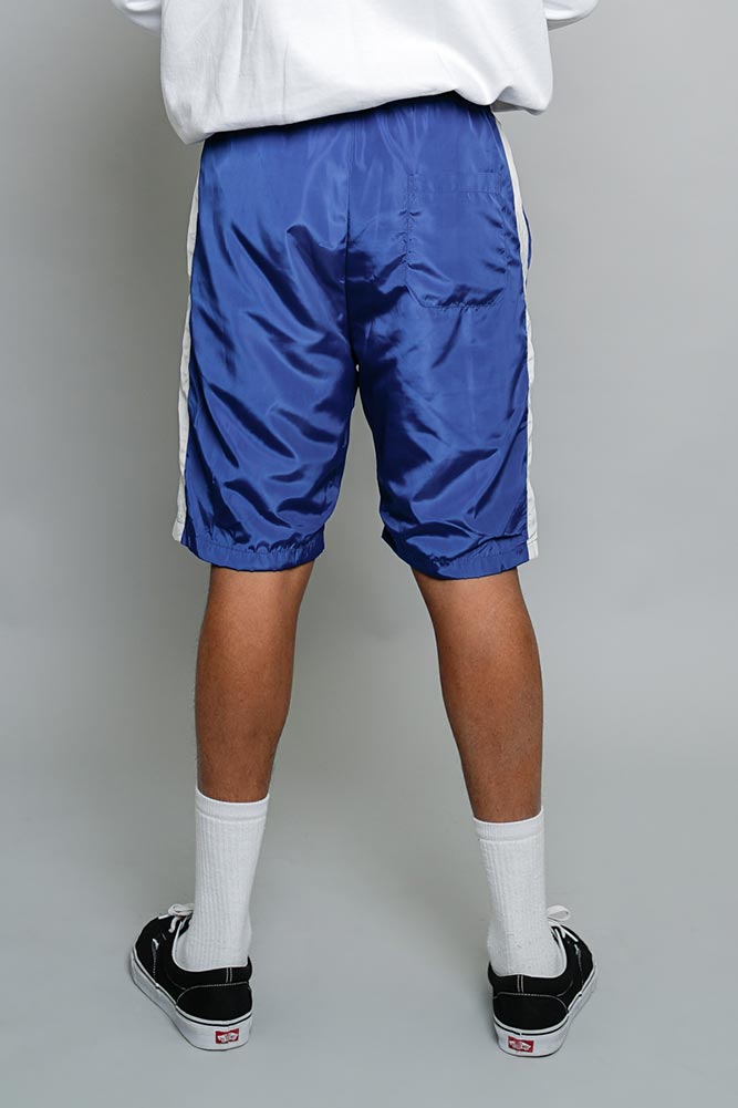 Side Striped Windbreaker Shorts