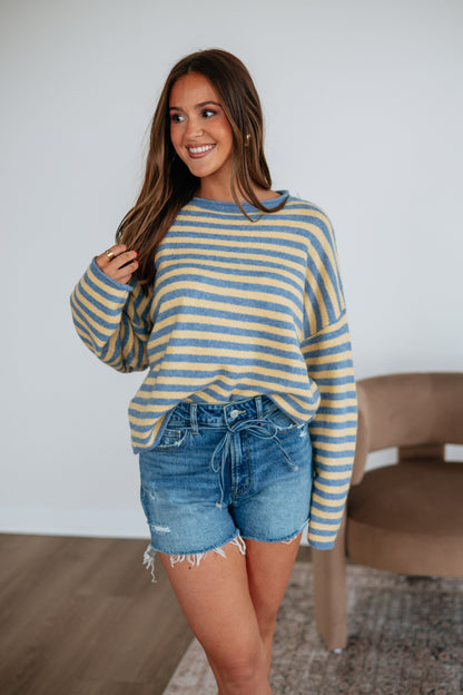 Nolan Striped Sweater