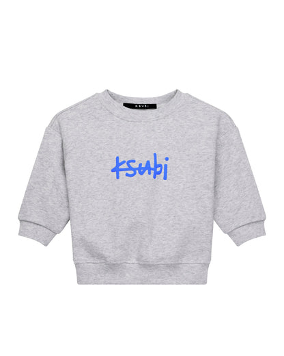 LIL 1999 BIGGIE CREW FLEECE SNOW MARLE