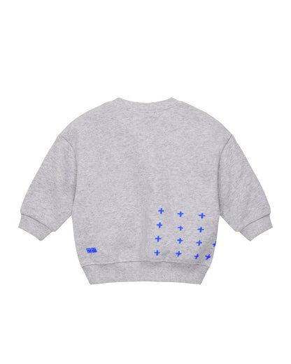 LIL 1999 BIGGIE CREW FLEECE SNOW MARLE