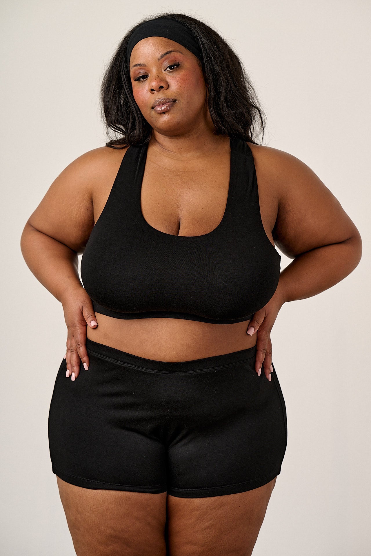 Kit - Viscose Boxer Shorts in Black