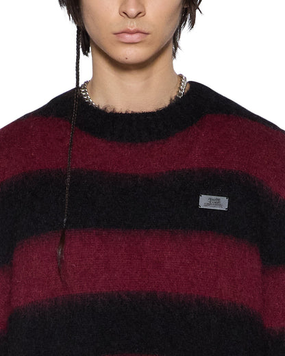 RUGGED MOHAIR KNIT CREWNECK OX