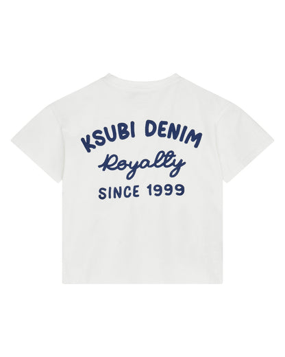 LIL MEKANIK BIGGIE SS TEE WHITE BLUE