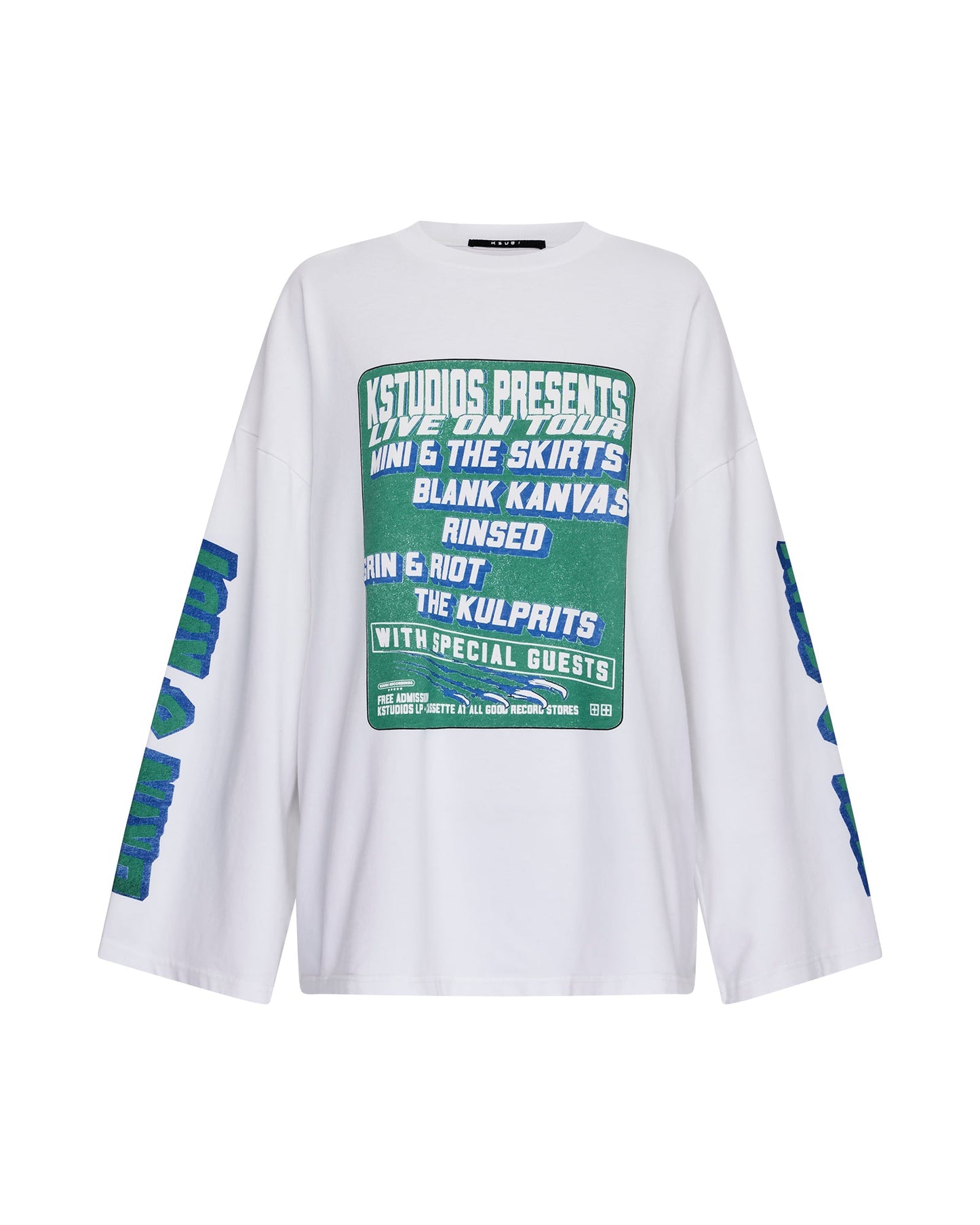 KSTUDIO BOYFRIEND LS TEE WHITE