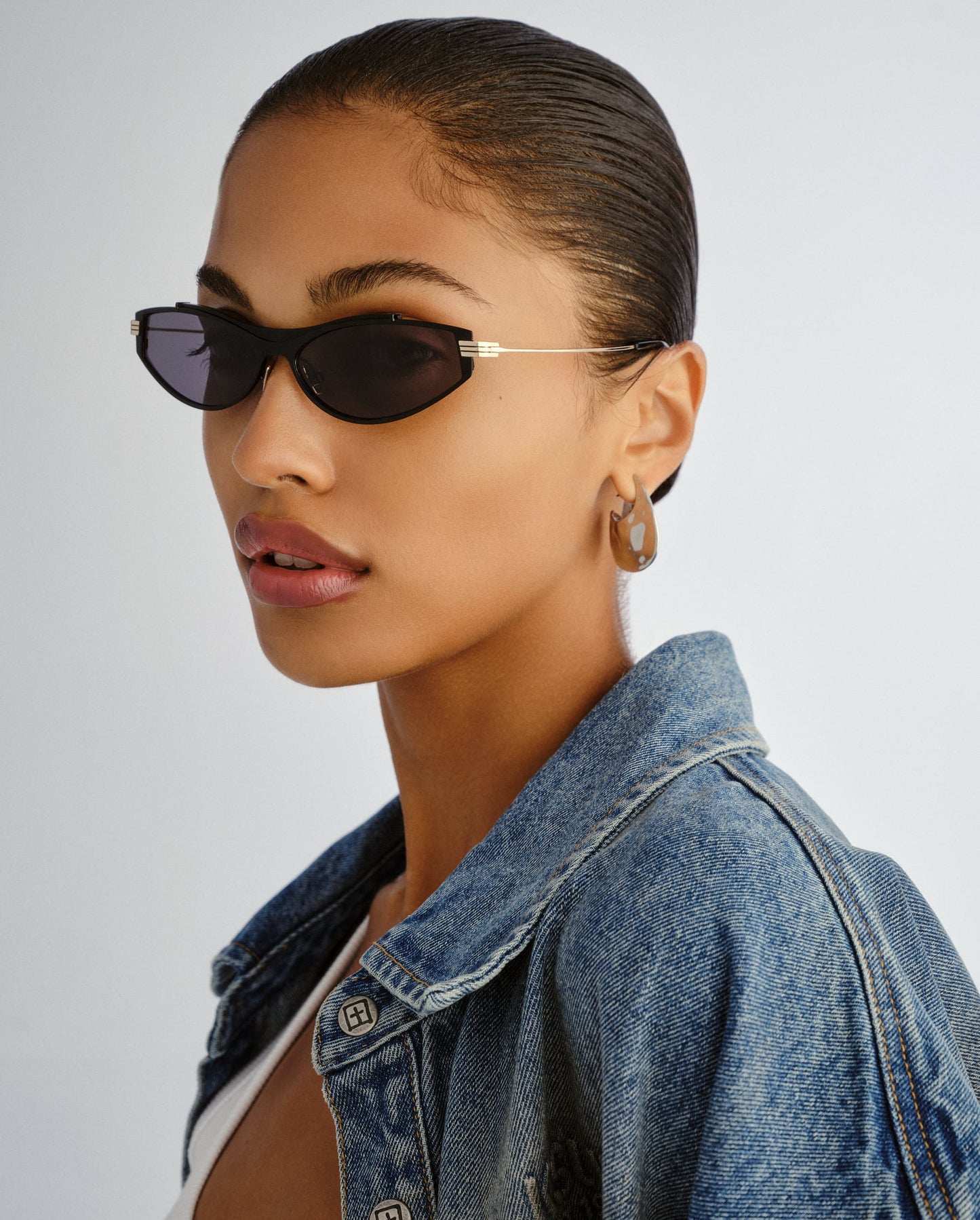 THE KSPEED KATZ SUNGLASSES BLACK GOLD