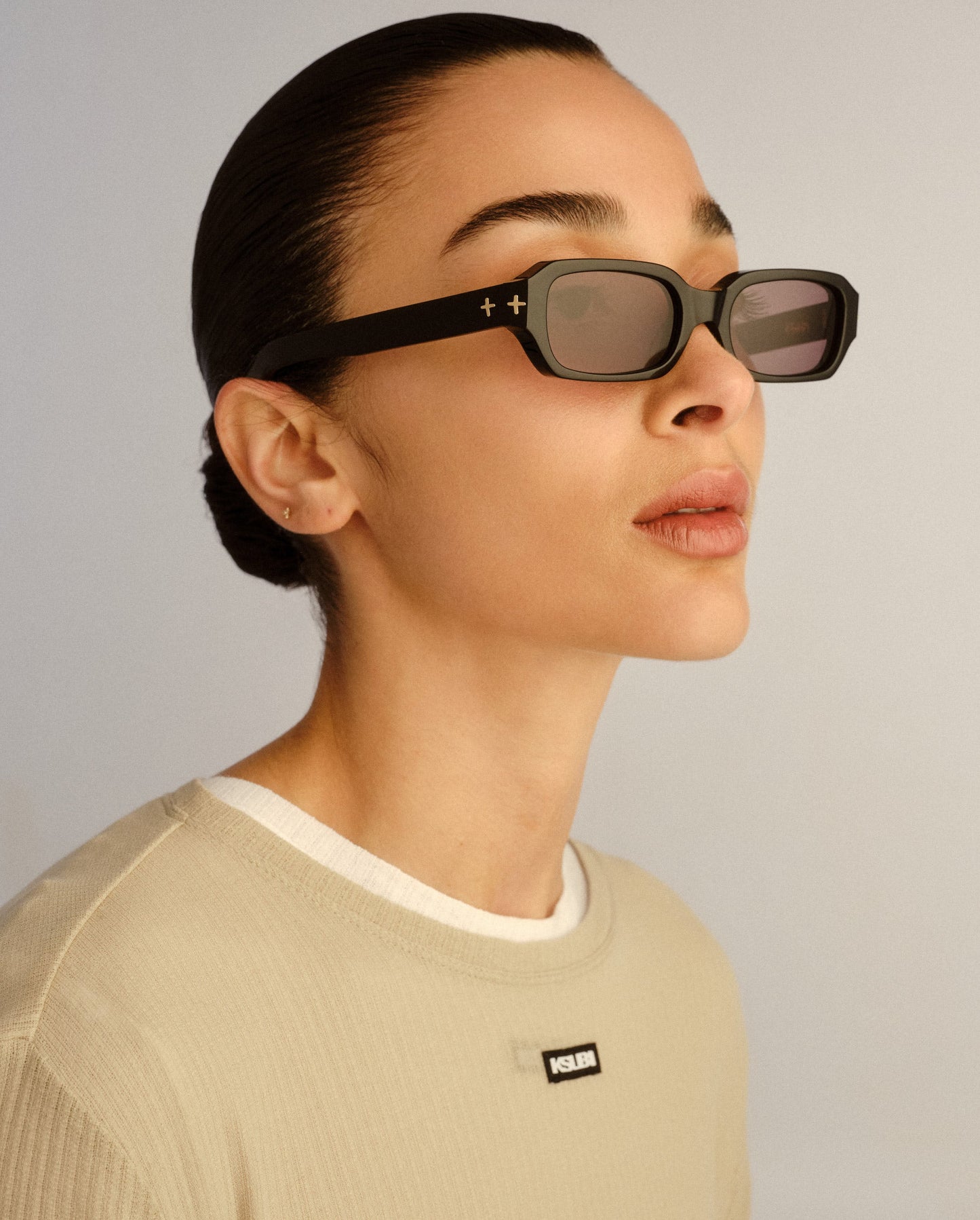 THE SEVEN SEVENS SUNGLASSES BLACK GOLD