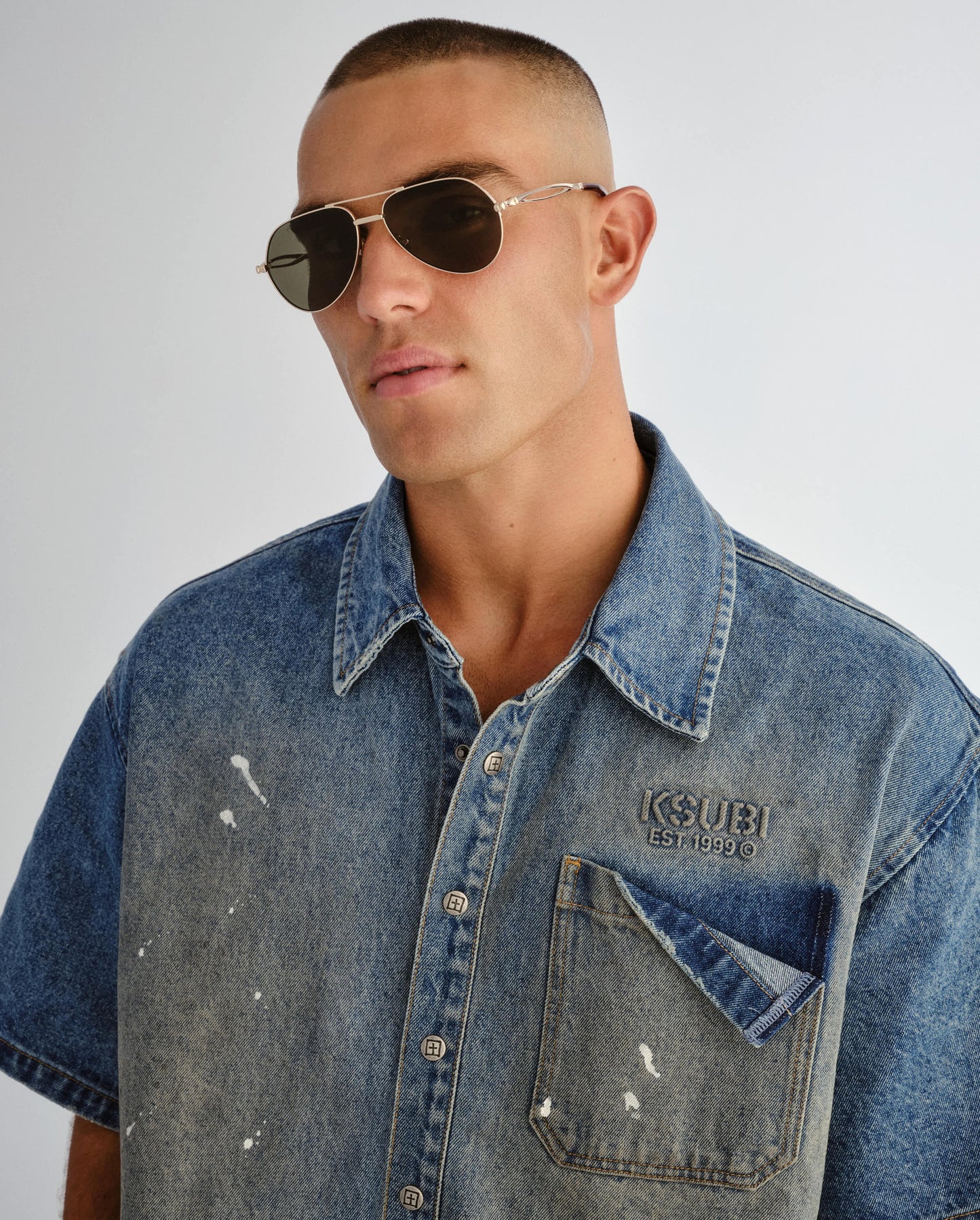 THE MONTANA SUNGLASSES GOLD GREEN