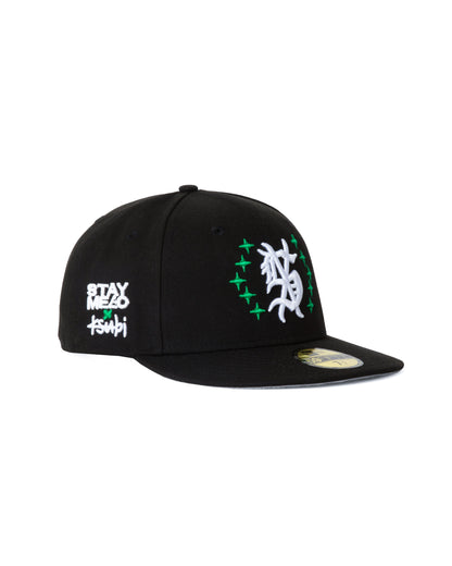 KSUBI X STAYME7O FITTED CAP BLACK