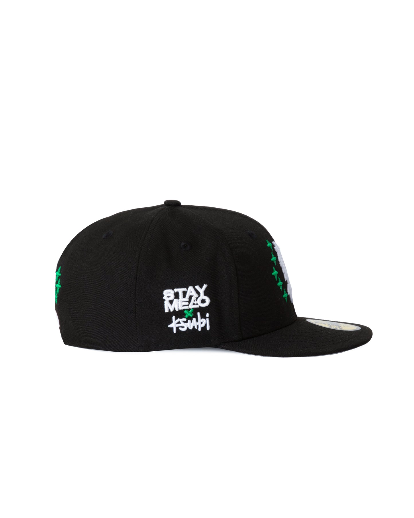 KSUBI X STAYME7O FITTED CAP BLACK