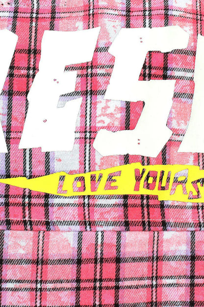 Men's Premium Bleached Multicolor Flannel Shirt