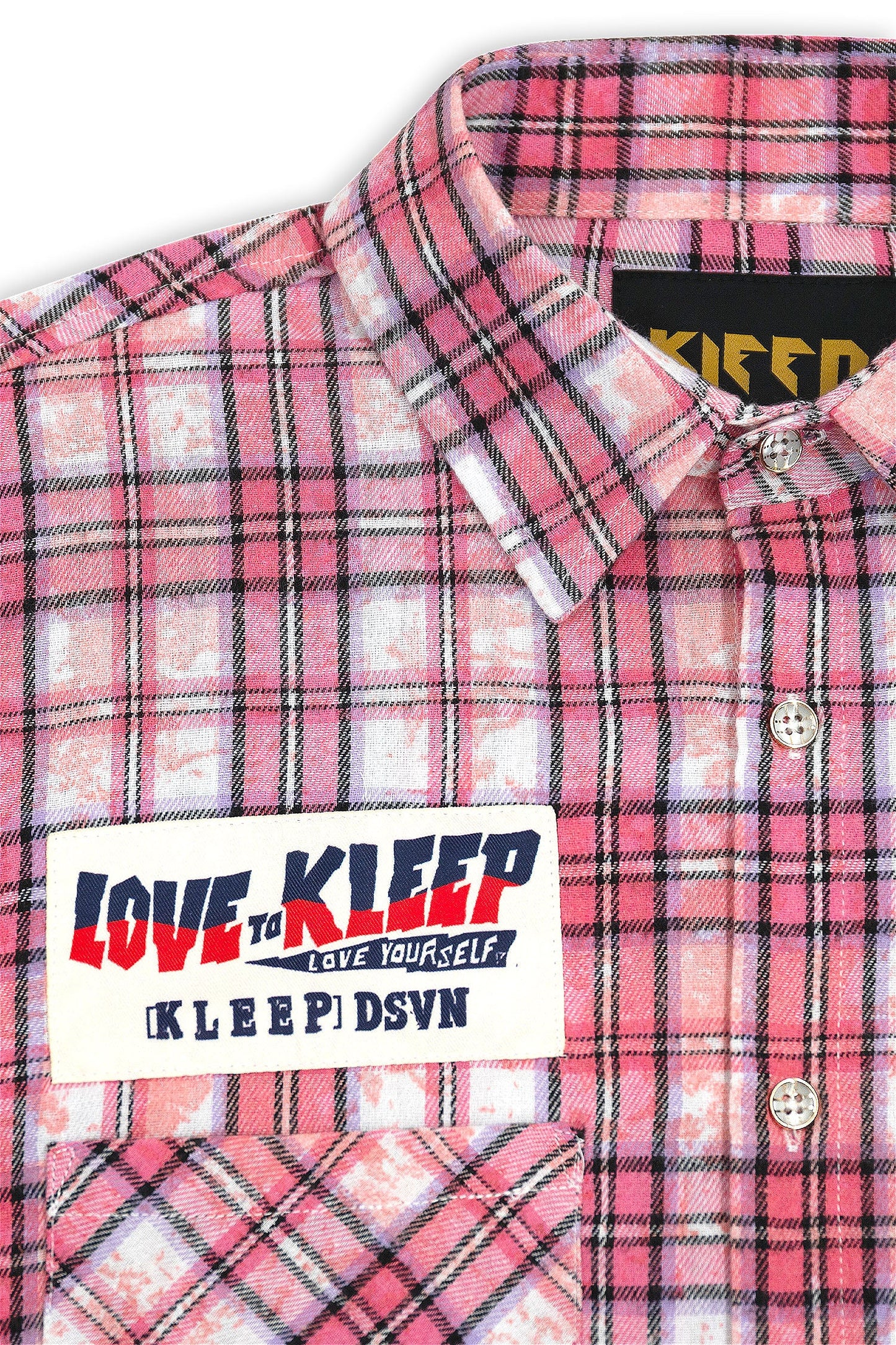 Men's Premium Bleached Multicolor Flannel Shirt
