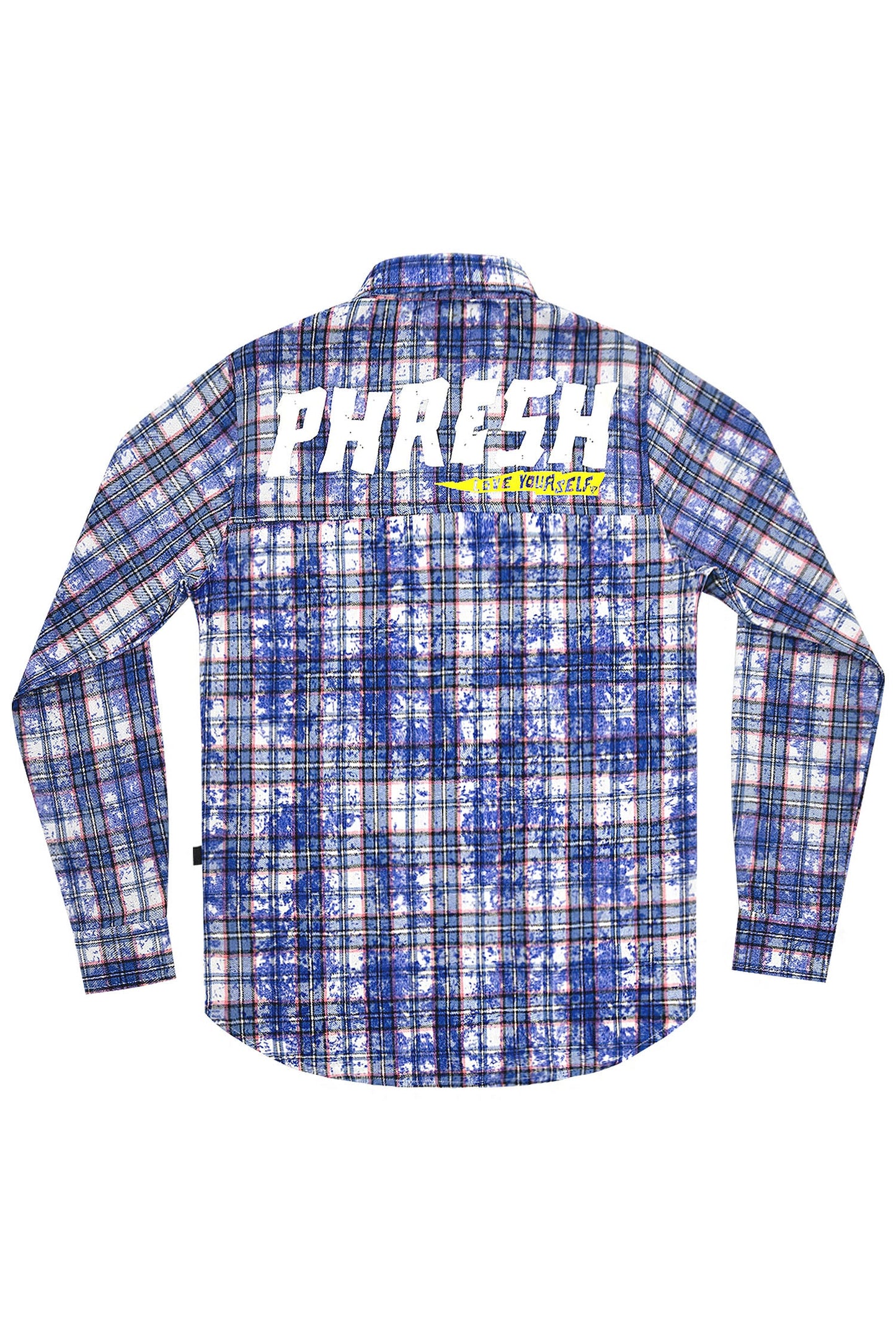 Men's Premium Bleached Multicolor Flannel Shirt