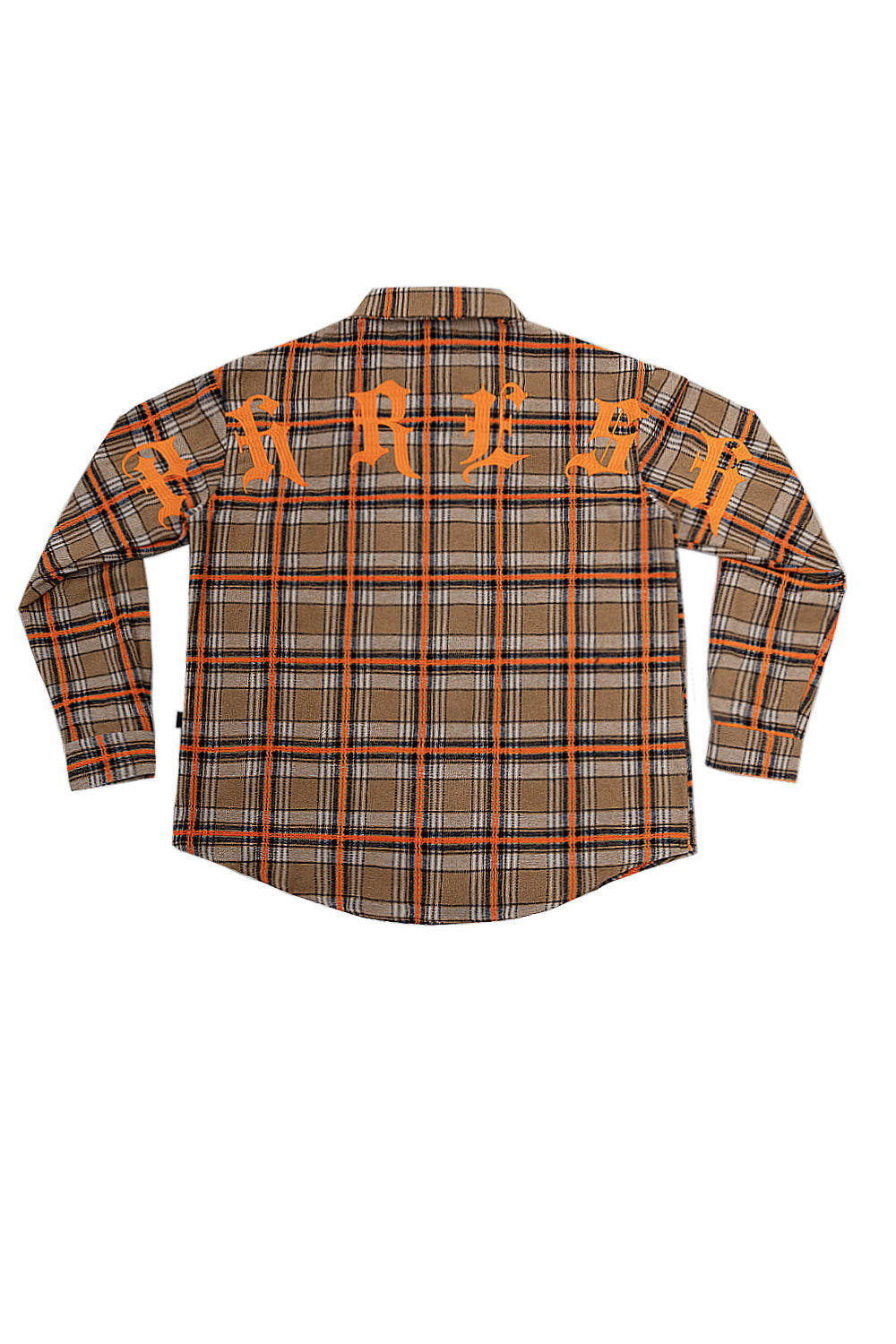 Men's Premium Embroidered Patch Work Heavy Flannel Shirt
