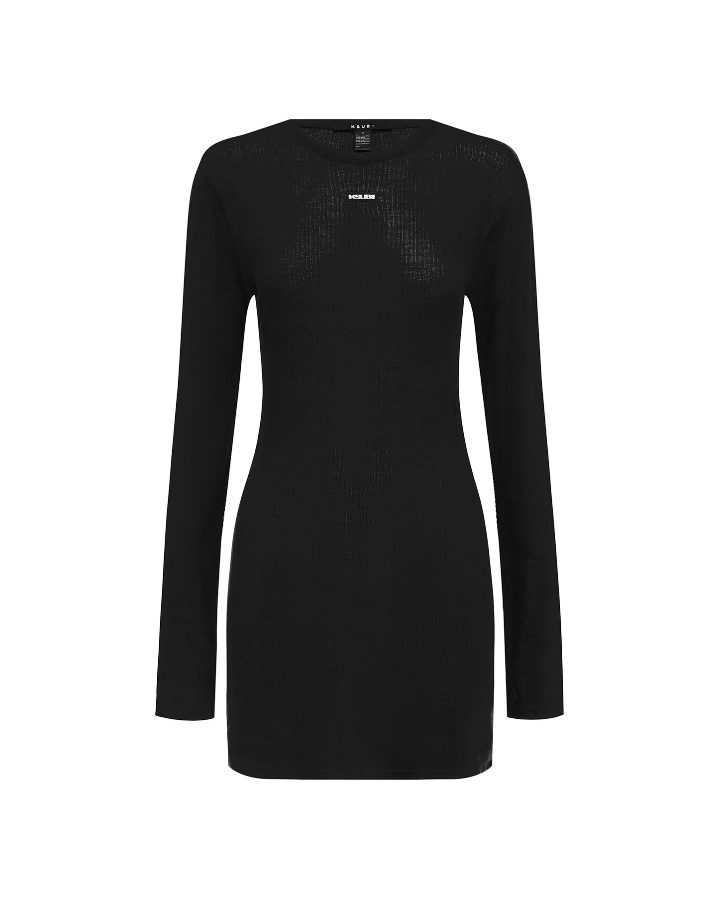 CRAWFORD LS MINI DRESS BLACK