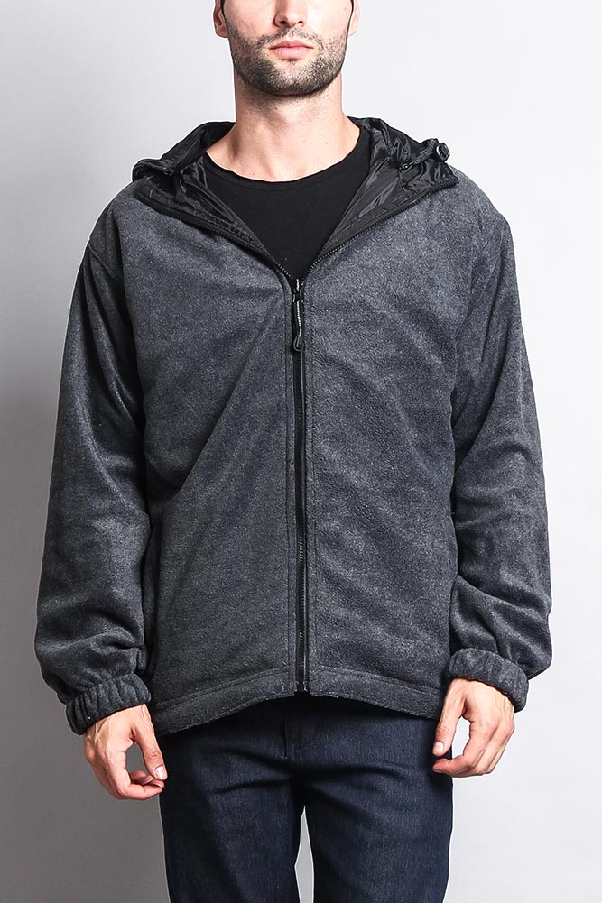 Reversible Windbreaker Hooded Jacket
