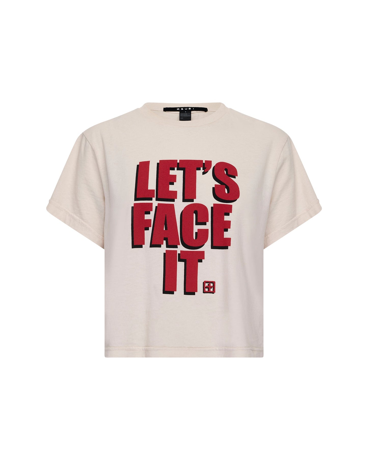 LETS FACE IT SHRUNKEN SS TEE BONE