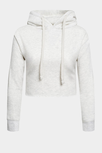 Women's Essential Cropped Long Sleeve Hoodie