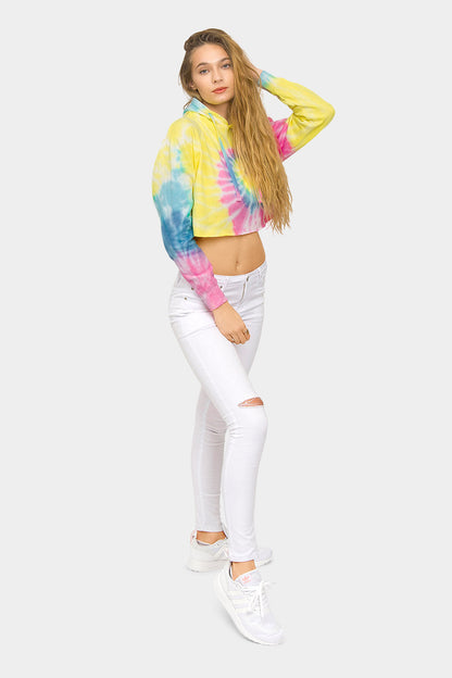 Women's Essential Cropped Long Sleeve Hoodie
