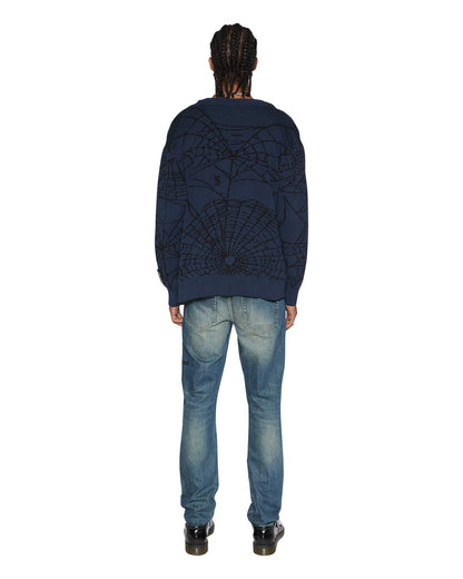 LIES KNIT CARDIGAN GASOLINE