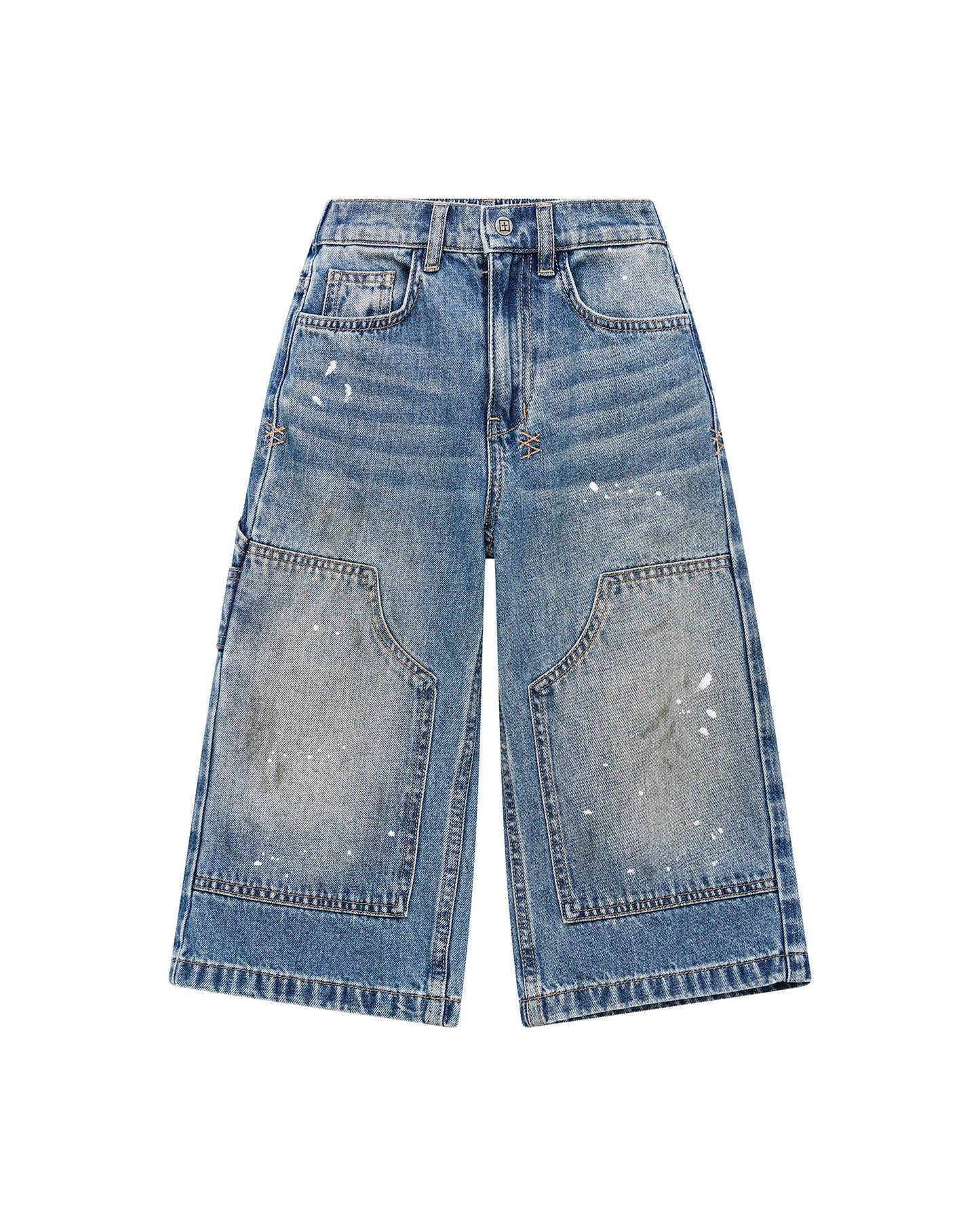LIL CARPENTER JEAN PAINTER BLUE