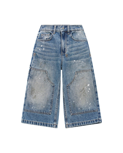 LIL CARPENTER JEAN PAINTER BLUE
