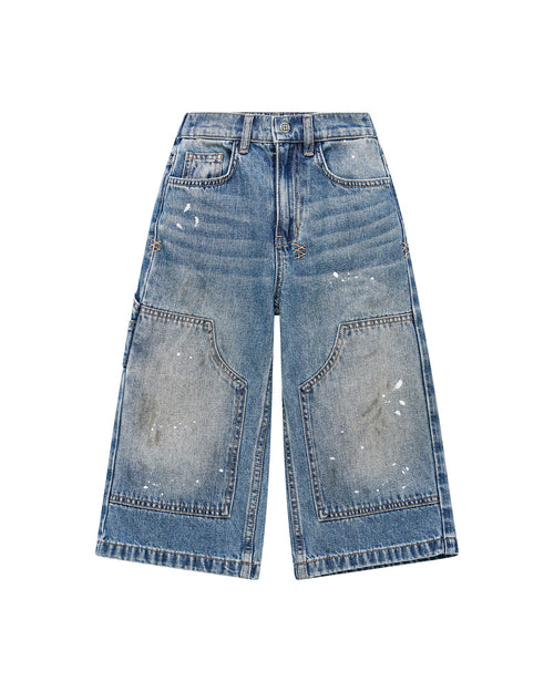 LIL CARPENTER JEAN PAINTER BLUE