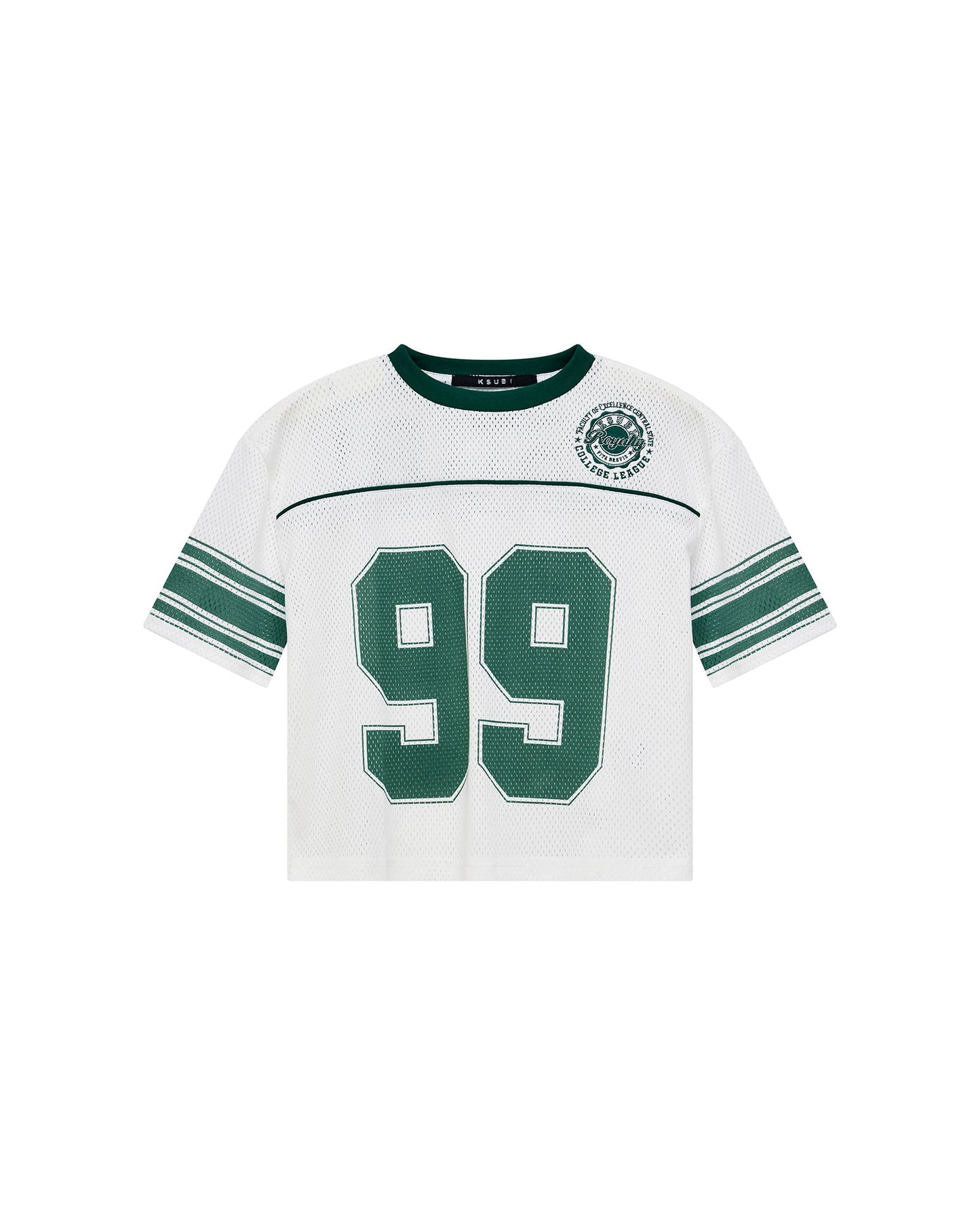 LIL ROOKIE SS JERSEY WHITE GREEN
