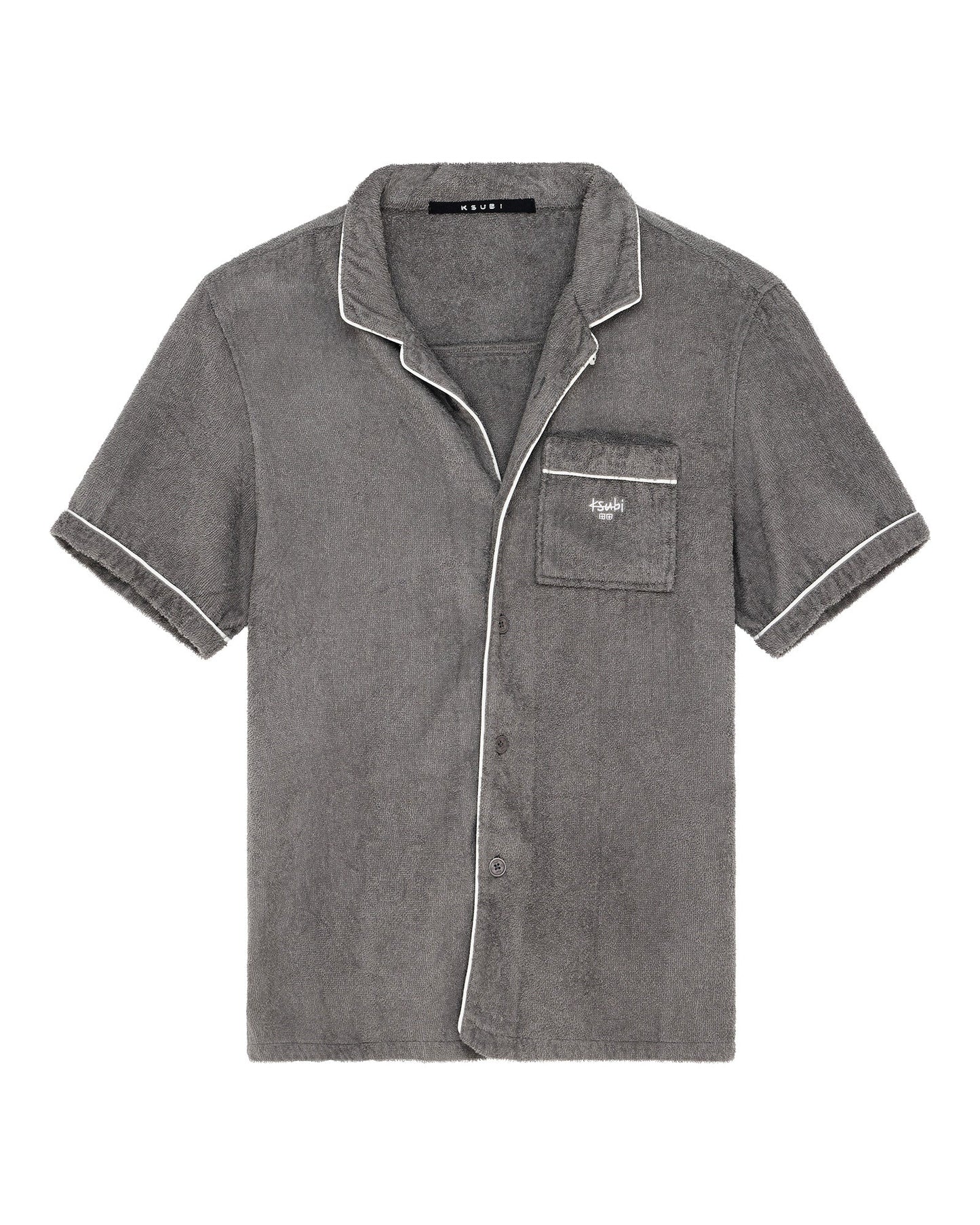 LOUNGE SS RESORT SHIRT CHARCOAL