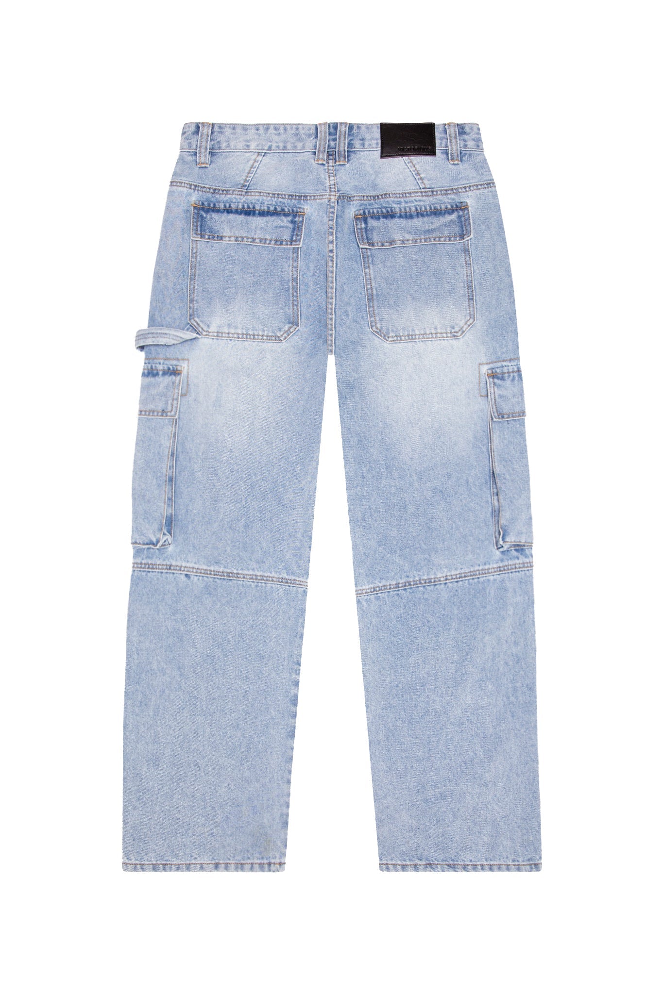 Baggy Fit Cargo Denim Jeans