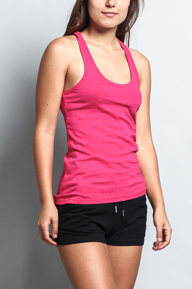 Women's Basic Solid Light Weight Tank Top (2-Pack)
