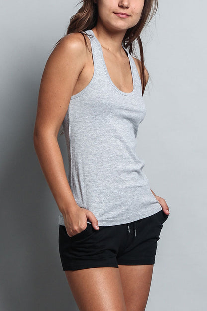 Women's Basic Solid Light Weight Tank Top (2-Pack)