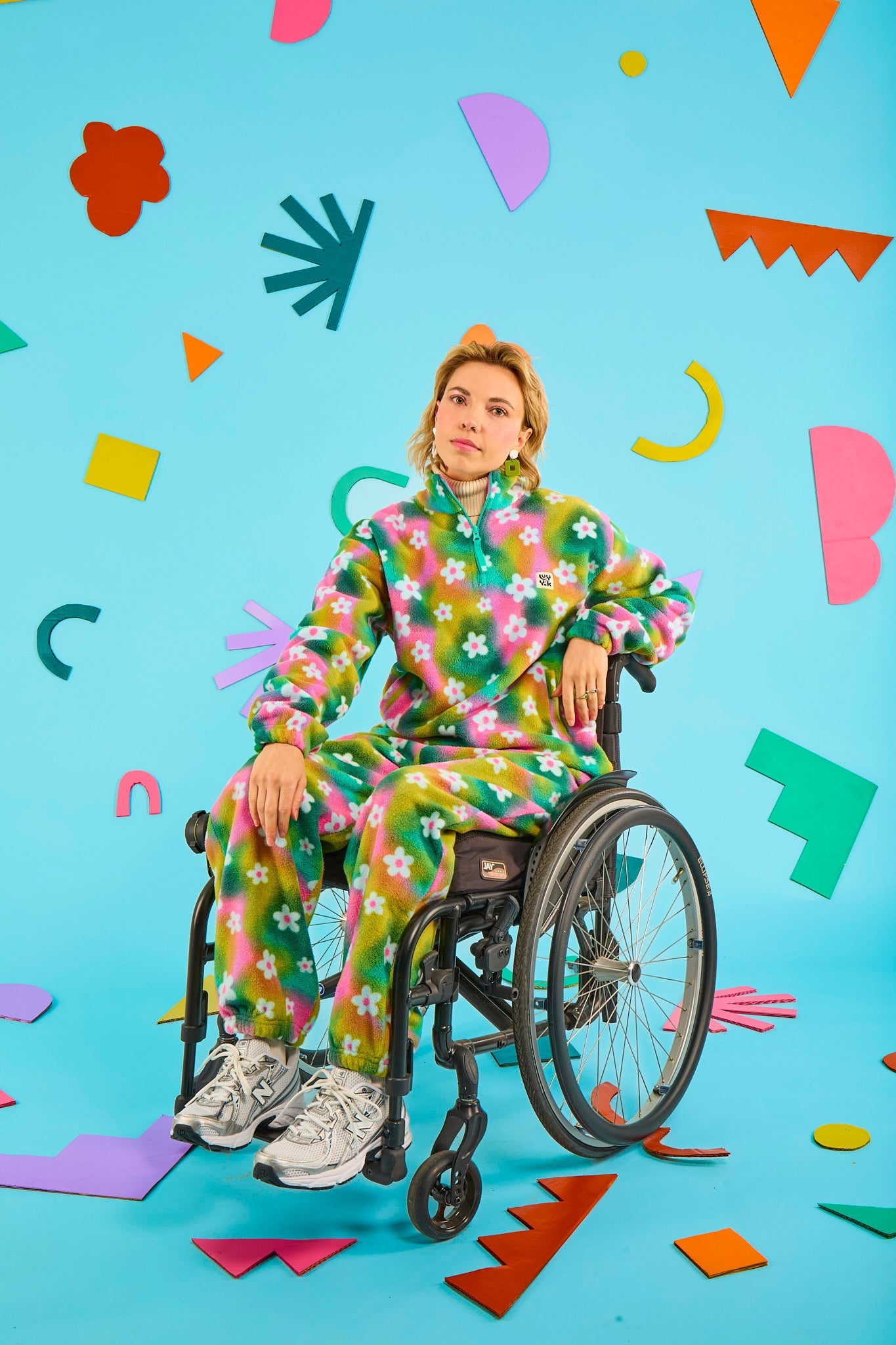 Stevie - Polar Fleece in Tie Dye Daisy Lu