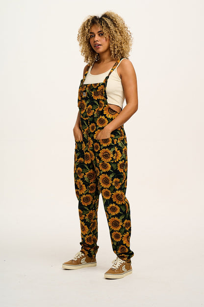 Original - Cotton Dungarees in Sunflower Print