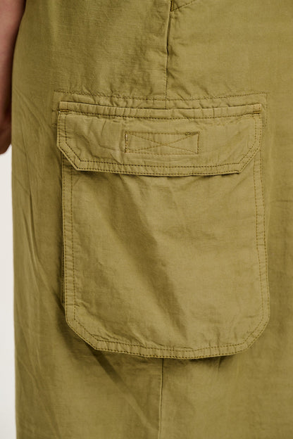 Colorado - Cotton Cargo Dungarees in Herb Garden Green