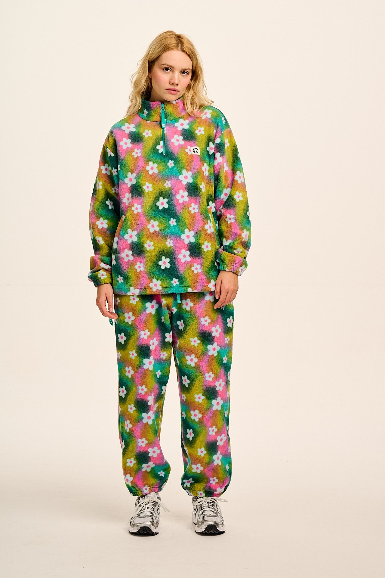 Stevie - Polar Fleece in Tie Dye Daisy Lu