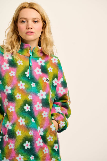 Stevie - Polar Fleece in Tie Dye Daisy Lu