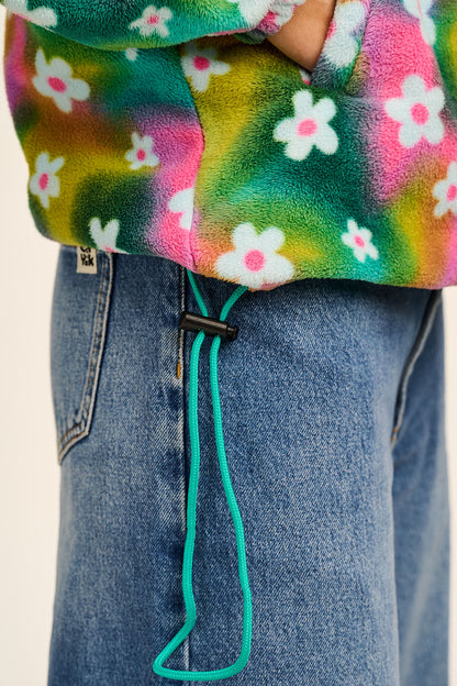 Stevie - Polar Fleece in Tie Dye Daisy Lu