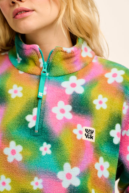 Stevie - Polar Fleece in Tie Dye Daisy Lu