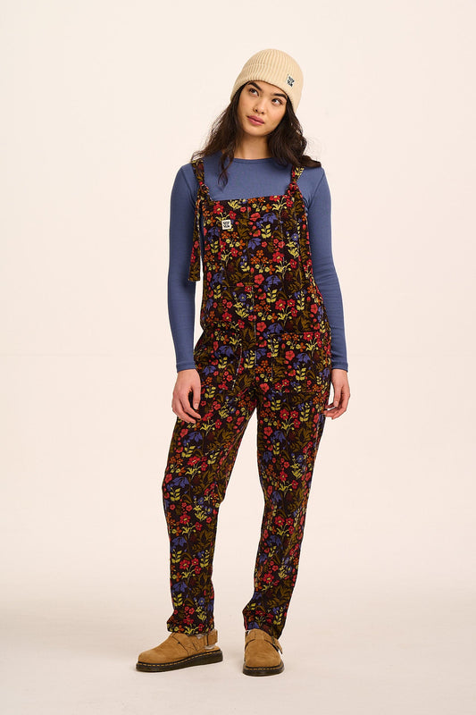 Original - Corduroy Dungarees in Vintage Floral