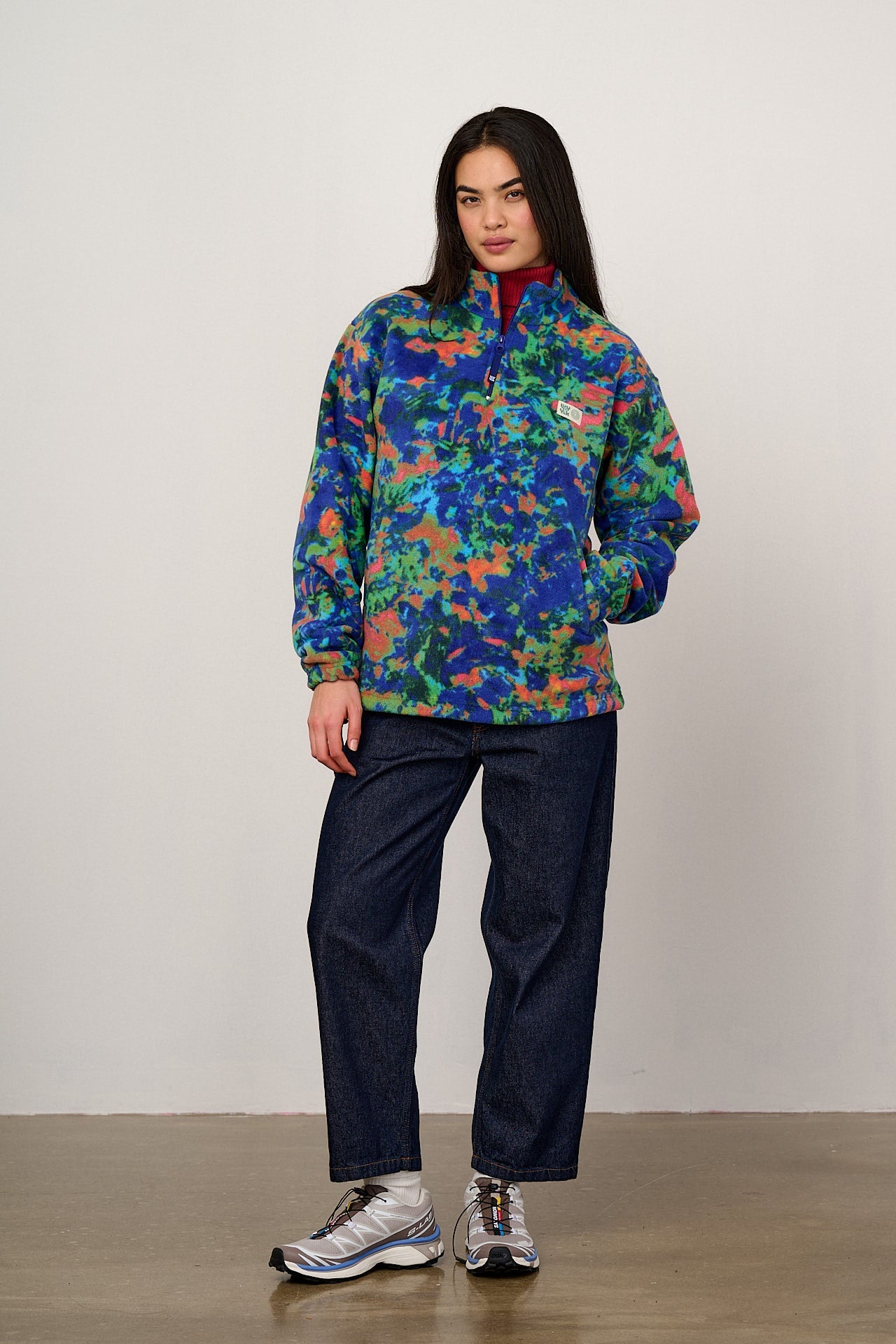 L.E. Stevie - Polar Fleece in Digital Blur Natural History Museum & Yak
