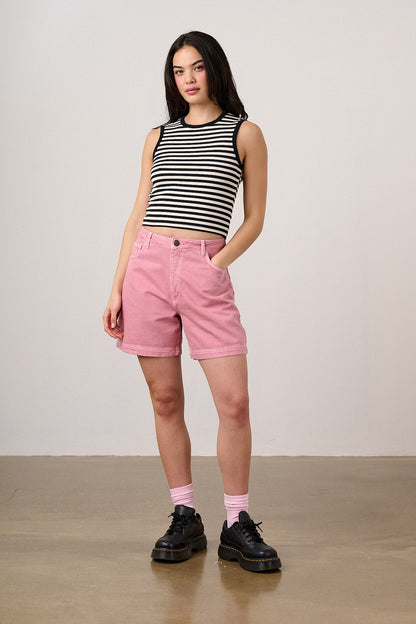 Lexi - Denim Short in Cashmere Rose Wash