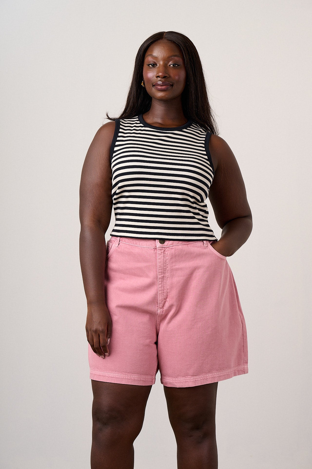 Lexi - Denim Short in Cashmere Rose Wash