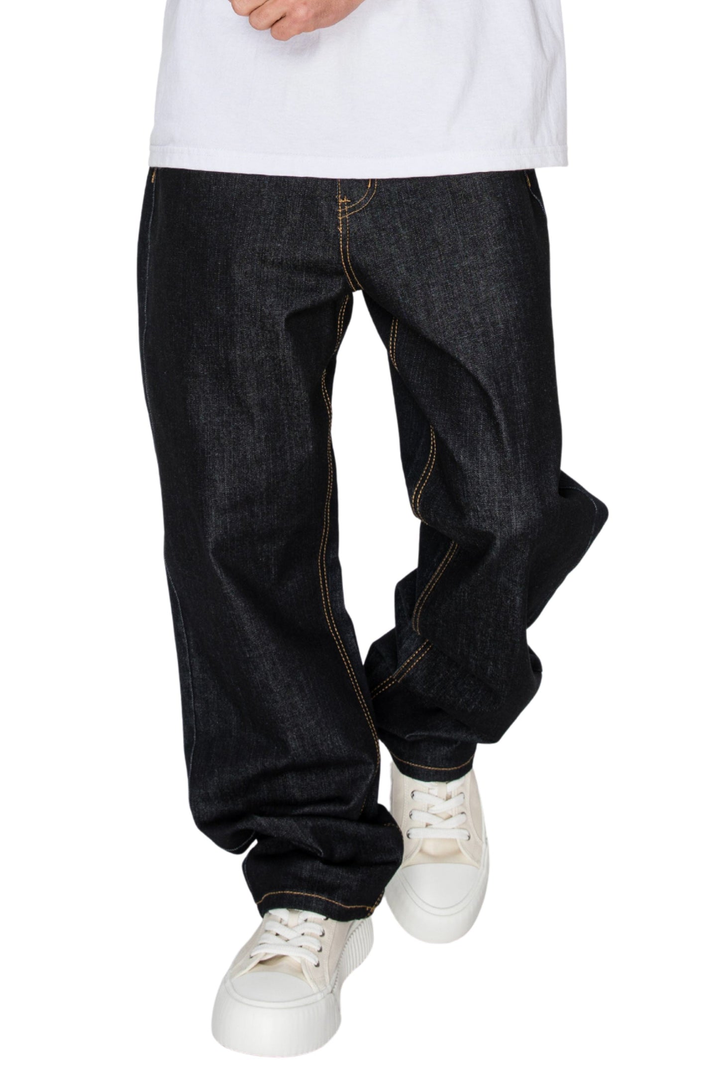TERRA Essential Baggy Raw Denim Jeans