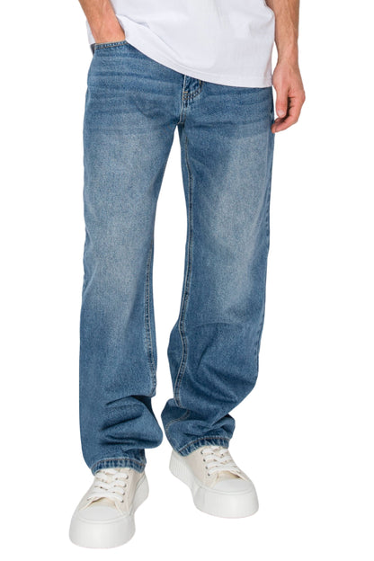 ATLAS Essential Baggy Denim Jeans - Indigo