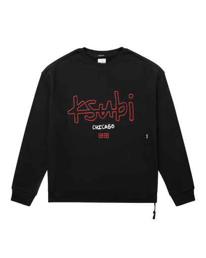 CHICAGO 4X4 BIGGIE CREW JET BLACK